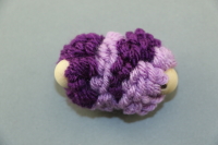 Purple Mini Pull Puff